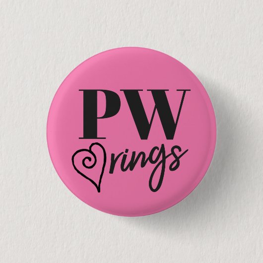 PW schellt Flair Button (Vorderseite)