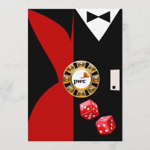 PwC Casino Royale Vegas Swank Dinner Dance Einladung