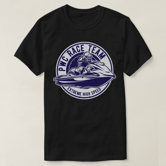 PWC Jet Ski Race Team T-Shirt (Design vorne)