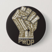 PWDP Faust-Knopf-Button Button (Vorderseite)