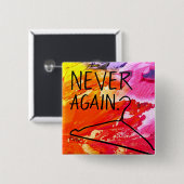 PWDP nie wieder Button (Vorne & Hinten)