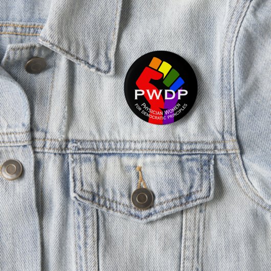 PWDP-Regenbogenfalte Button (Beispiel)