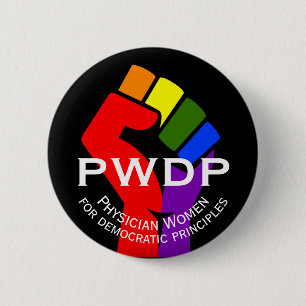 PWDP-Regenbogenfalte Button