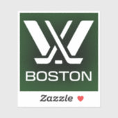 PWHL Boston Hockey-Logo Aufkleber (Blatt)