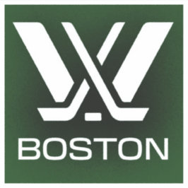 PWHL Boston Hockey-Logo Aufkleber