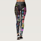 PWL ShipRocked Neon Mardi Gras Leggings (Rückseite)