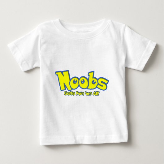 Pwn Noobs Baby T-shirt (Vorderseite)