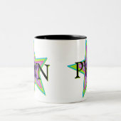 PWN-Star-Tasse Zweifarbige Tasse (Mittel)