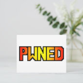 PWNED POSTKARTE (Stehend Vorderseite)