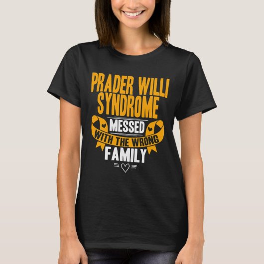 Pws Awareness - Prader Willi Syndrom T-Shirt (Vorderseite)