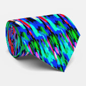 Pychidelic Freude Krawatte (Gerollt)