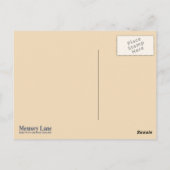 Pygmäen mit Früchten und Nuts Postkarte (Rückseite)