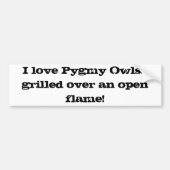 Pygmäeneulen-Autoaufkleber Autoaufkleber (Vorne)