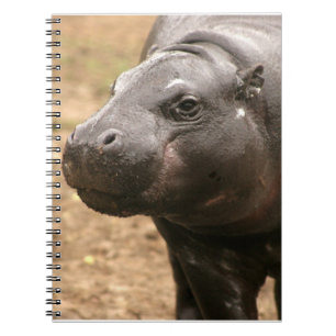 Pygmäenflusspferd-Notizbuch Notizblock
