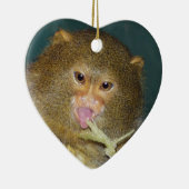 Pygmäenmarmoset-Weihnachtsverzierung Keramik Ornament (Rechts)