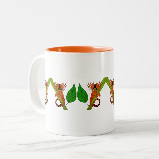 PygmäenMarmoset Zweifarbige Tasse (Vorderseite Links)