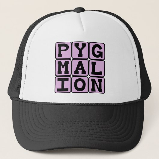 Pygmalion, Shaw Play Truckerkappe (Vorderseite)