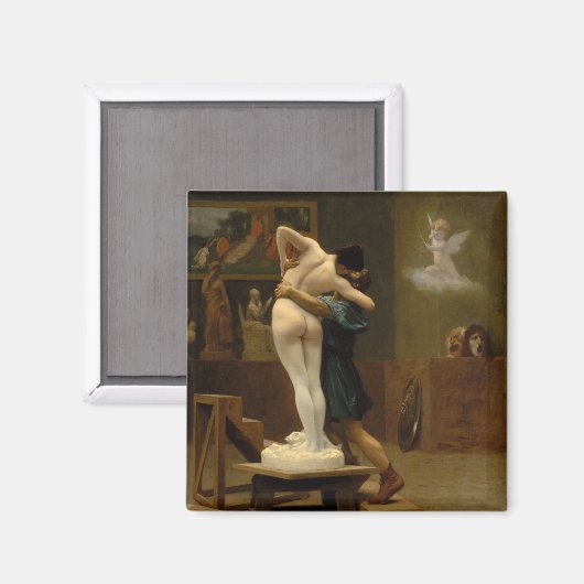 Pygmalion Square Magnet (Vorderseite/Rückseite)
