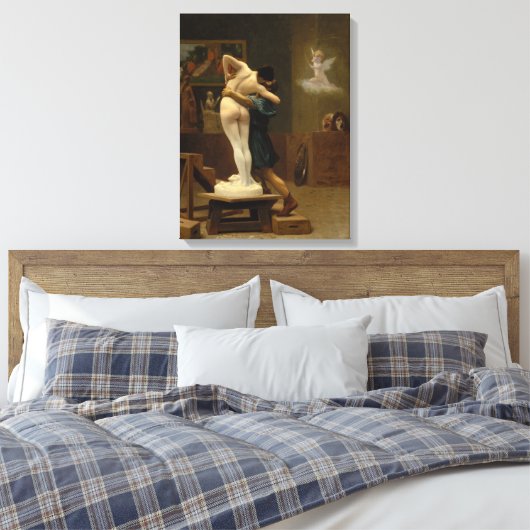 Pygmalion und Galatea von Jean-Leon Gerome Leinwanddruck (Insitu (Schlafzimmer))