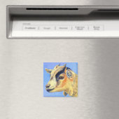 Pygmy Goat Magnet - "Sunny Goat" (In Situ (Geschirrspüler))