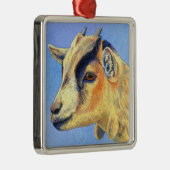 Pygmy Goat Ornament Aus Metall (Rechts)