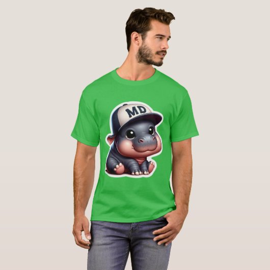 Pygmy Hippo 11 T-Shirt (Vorne ganz)