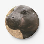 pygmy-hippo-1 pappteller (Vorderseite)
