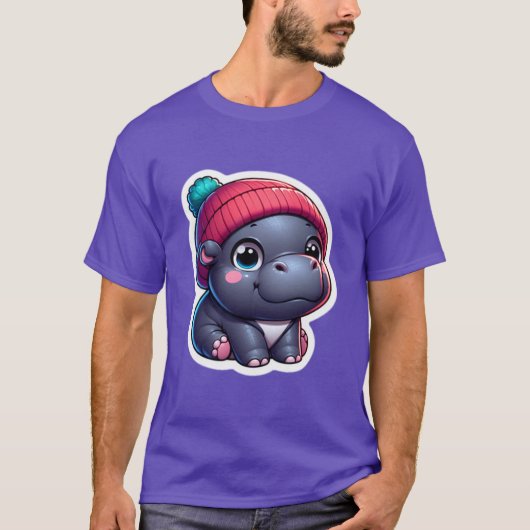 Pygmy Hippo 4 T-Shirt (Vorderseite)