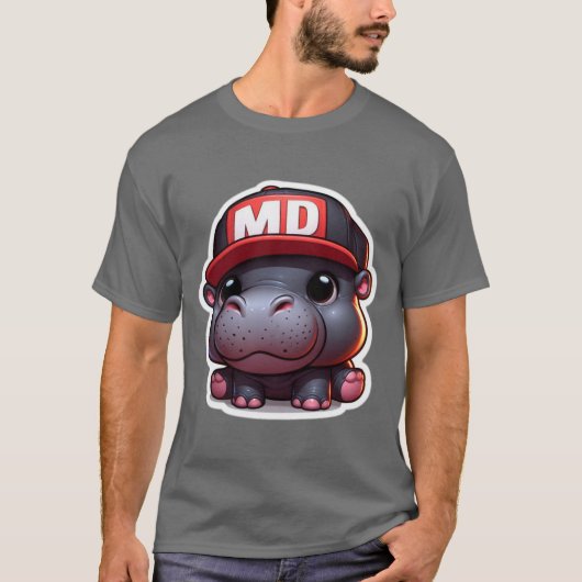 Pygmy Hippo 9 T-Shirt (Vorderseite)