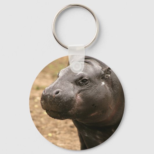Pygmy Hippo Schlüsselanhänger (Vorderseite)