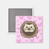 Pygmy Igel Liebe Magnet (Vorderseite/Rückseite)