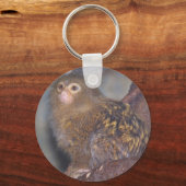 Pygmy Marmoset Portrait Schlüsselanhänger (Vorderseite)
