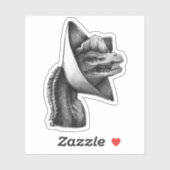 PygmyPets "Dennis" Dilophosaurus - Aufkleber (Blatt)