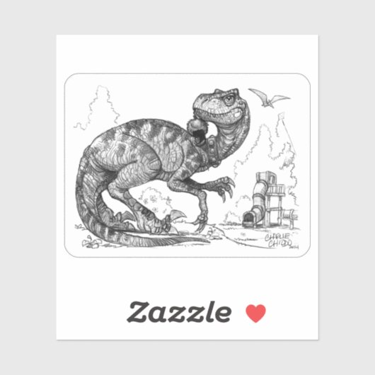 PygmyPets Raptor - Aufkleber (Blatt)