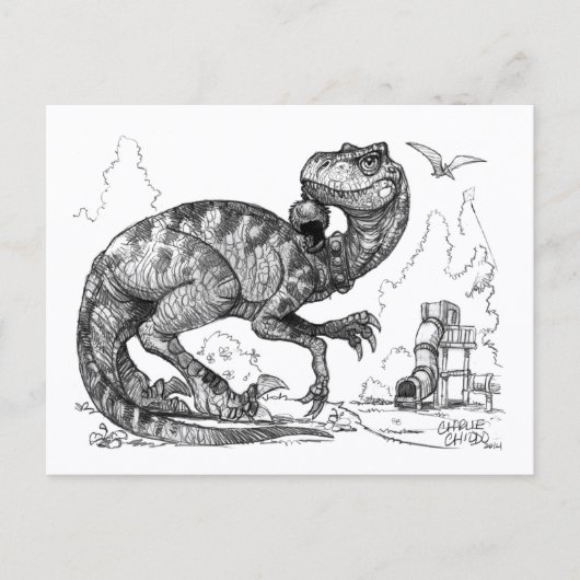 PygmyPets Raptor - Postkarte (Vorderseite)