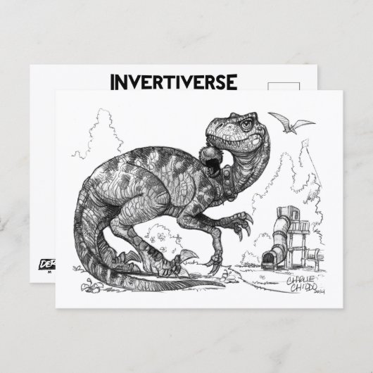 PygmyPets Raptor - Postkarte (Vorne/Hinten)