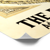 Pygopagi Twins EGYPTIAN HALL Freak Show Circus Poster (Ecke)