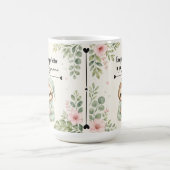 Pyjama-Faultier Alles-besser-Tasse Geschenk Kaffeetasse (Mittel)