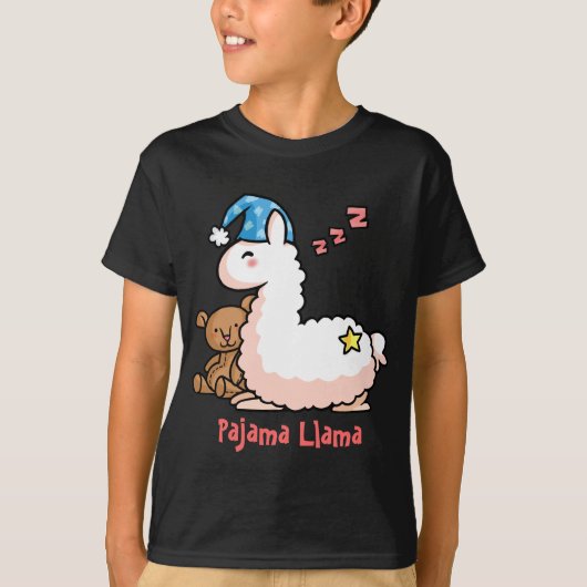 Pyjama-Lama T-Shirt (Vorderseite)