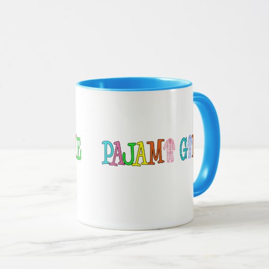 Pyjama-Spiel Tasse (VorderseiteRechts)