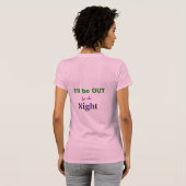 Pyjama-Spitze T-Shirt (Schwarz voll)