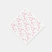 Pyjama und Prosecco-Brautjunggesellinnenabschied R Serviette (Ecke)