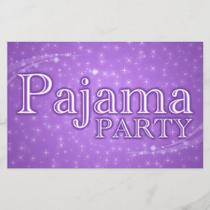 Pyjamaparty : Sternenglanz Flyer