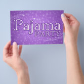 Pyjamaparty : Sternenglanz Flyer (Handgriff)