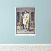 Pylades, Kostüm für "Andromache" von Jean Racine, Leinwanddruck (Insitu (Holzboden))