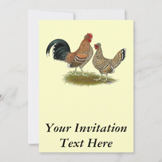 Pyncheon Bantams Einladung (Vorderseite)