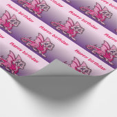 Pynky der Drache Geschenkpapier (Ecke)