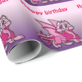 Pynky der Drache Geschenkpapier (Rolleneckpunkt)