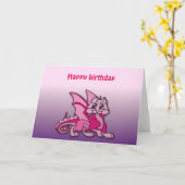 Pynky der Drache Karte (Gelbe Blume)