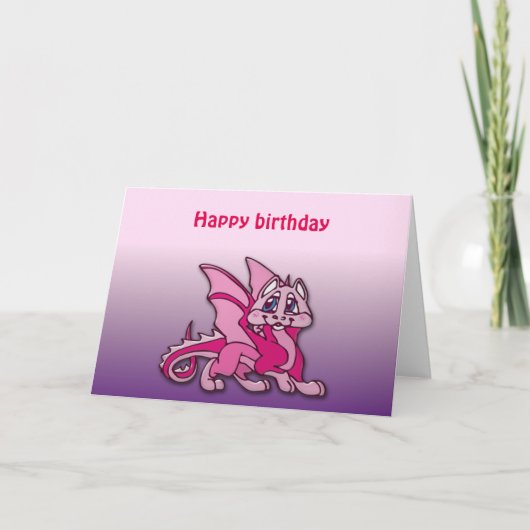 Pynky der Drache Karte (Vorderseite)